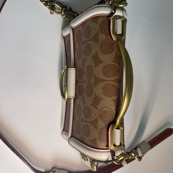 COACH Riley 18 en toile exclusive F73934 white good condition - Picture 10 of 13